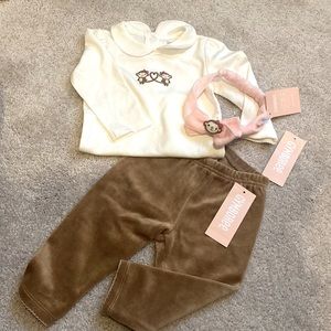 3 piece outfit from Gymboree girls 6-12 months New with Tags